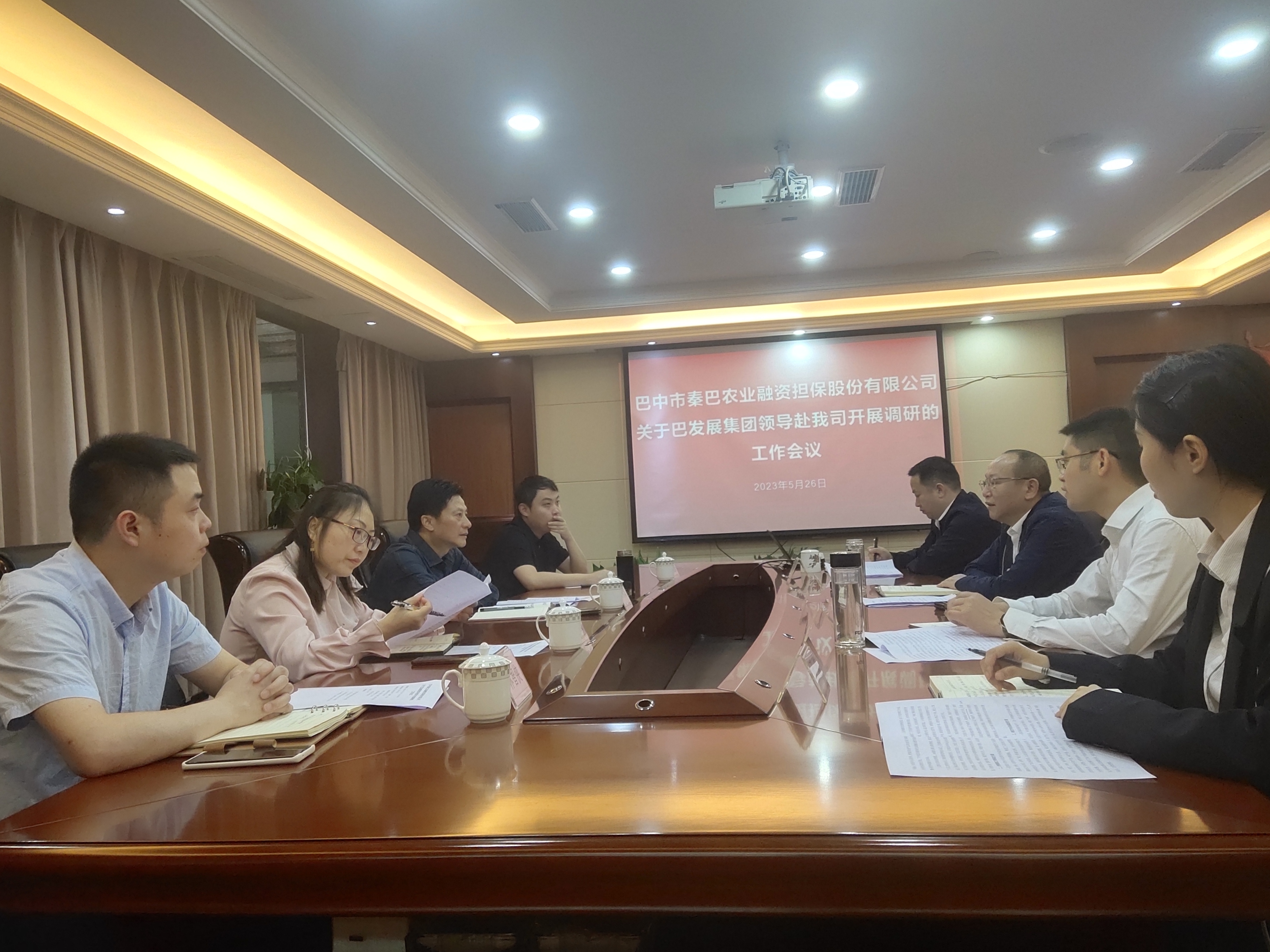 集團黨委書記、董事長許大政一行赴秦巴農(nóng)擔公司開展調(diào)研